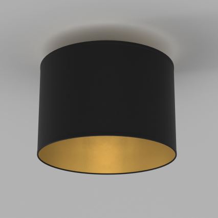 Plafondlamp ARDEN 1xE27/15W/230V Ø 25 cm zwart