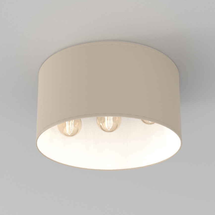 Plafondlamp ARDEN 3xE27/15W/230V Ø 40 cm beige