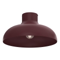 Plafondlamp BASCA 1xE27/15W/230V Ø 40 cm bordeaux
