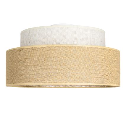 Plafondlamp BOHO 1xE27/60W/230V crème/beige