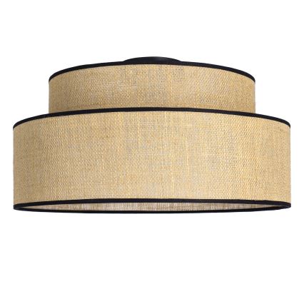 Plafondlamp BOHO 1xE27/60W/230V diameter 40 cm beige