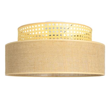 Plafondlamp BOHO 1xE27/60W/230V diameter 40 cm rotan