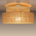 Plafondlamp BOHO 1xE27/60W/230V rotan