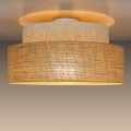 Plafondlamp BOHO 1xE27/60W/230V wit/beige