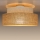 Plafondlamp BOHO 1xE27/60W/230V wit/beige