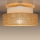 Plafondlamp BOHO 1xE27/60W/230V wit/beige