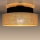 Plafondlamp BOHO 1xE27/60W/230V zwart/beige
