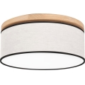 Plafondlamp BOHO 2xE27/25W/230V diameter 38 cm eiken