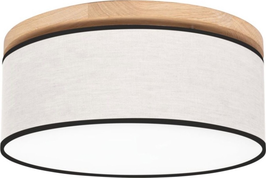 Plafondlamp BOHO 2xE27/25W/230V diameter 38 cm eiken