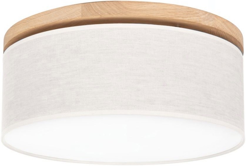 Plafondlamp BOHO 2xE27/25W/230V diameter 38 cm eiken