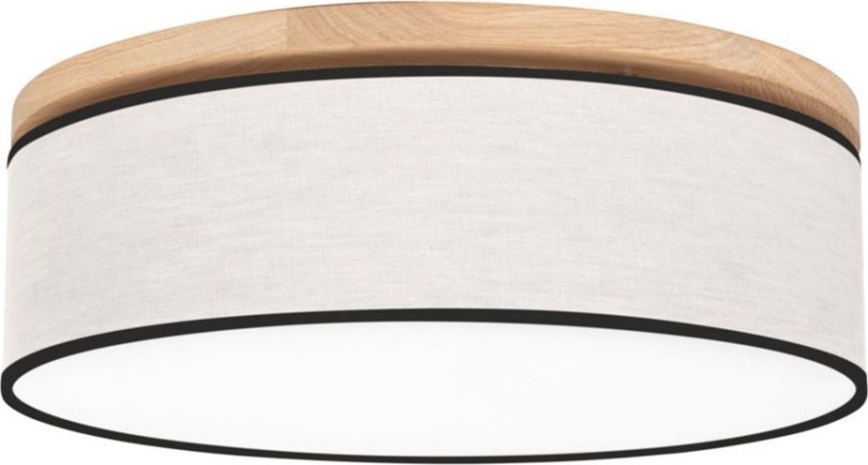 Plafondlamp BOHO 4x E27/25W/230V Ø 58 cm eiken