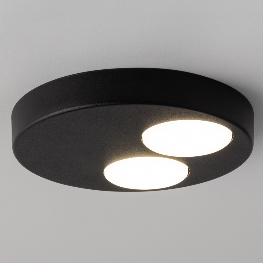 Plafondlamp BROS 2xGX53/12W/230V zwart