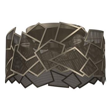 Plafondlamp CAMO 3xE27/15W/230V goud