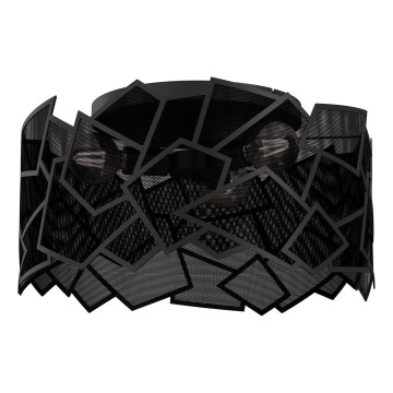 Plafondlamp CAMO 3xE27/15W/230V zwart