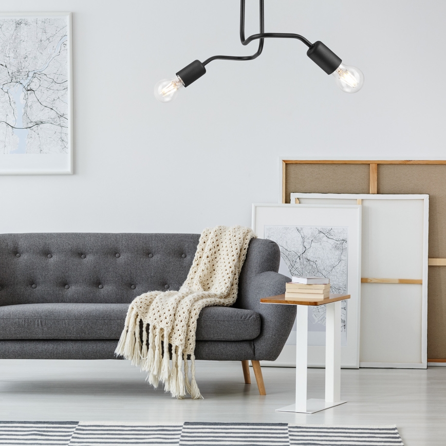 Plafondlamp CHARLIE 2xE27/60W/230V