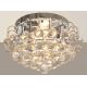 Plafondlamp CLARISA 2xE14/60W/230V diameter 40 cm glanzend chroom