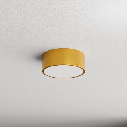 Plafondlamp CLEO 1xE27/24W/230V diameter 20 cm gouden