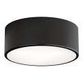 Plafondlamp CLEO 1xE27/24W/230V diameter 20 cm zwart