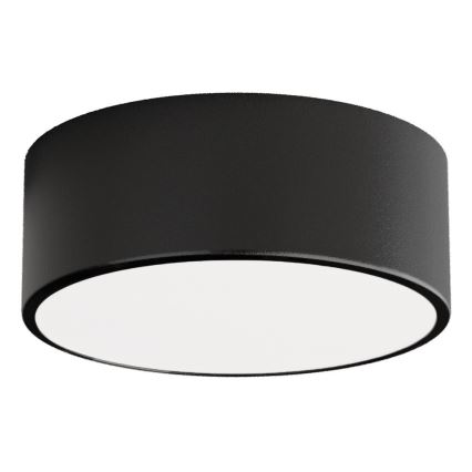 Plafondlamp CLEO 1xE27/24W/230V diameter 20 cm zwart