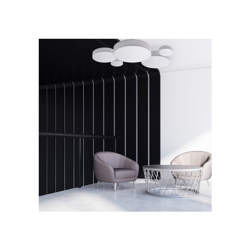 Plafondlamp CLEO 4xE27/24W/230V d. 50 cm wit