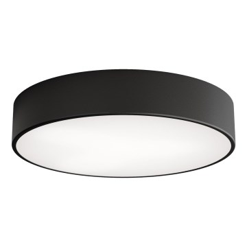 Plafondlamp CLEO met bewegings- en schemersensor, 3xE27/24W/230V, Ø 40 cm, zwart
