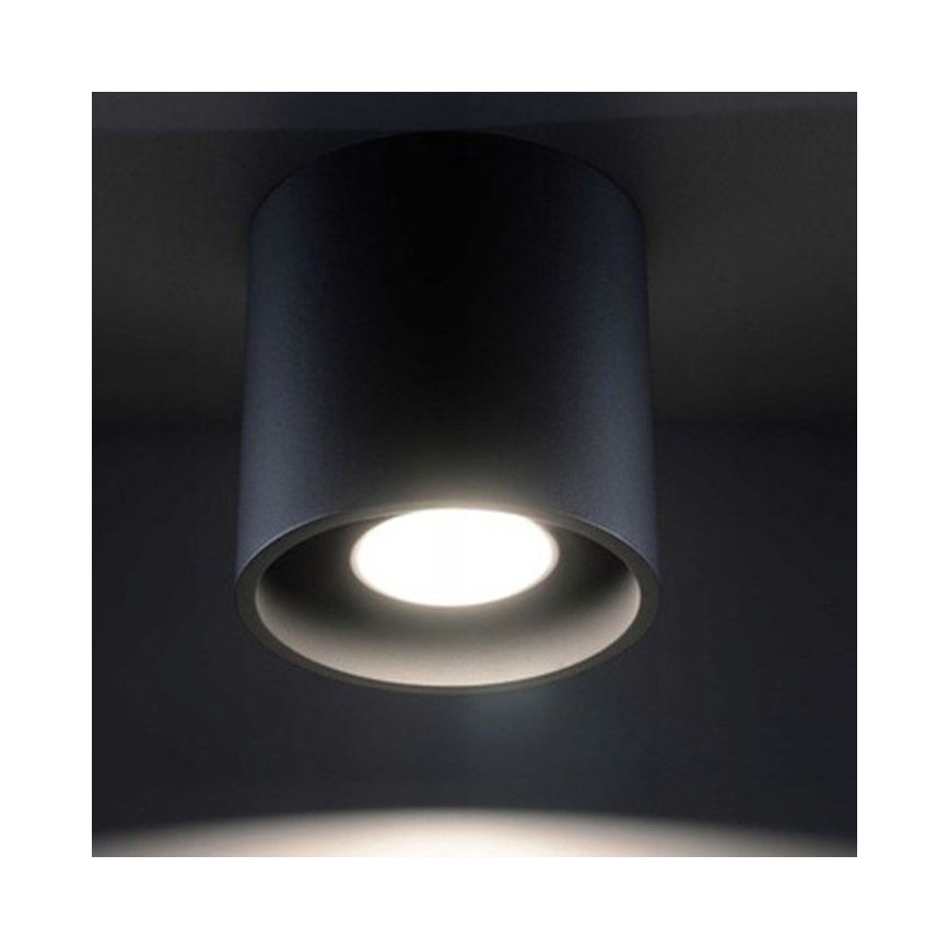Plafondlamp CREEP 1xGU10/50W/230V zwart