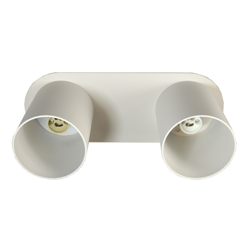 Plafondlamp CREEP 2xGU10/25W/230V wit