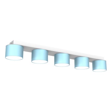 Plafondlamp DIXIE 5xGX53/11W/230V blauw