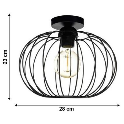 Plafondlamp EARTH L 1xE27/60W/230V