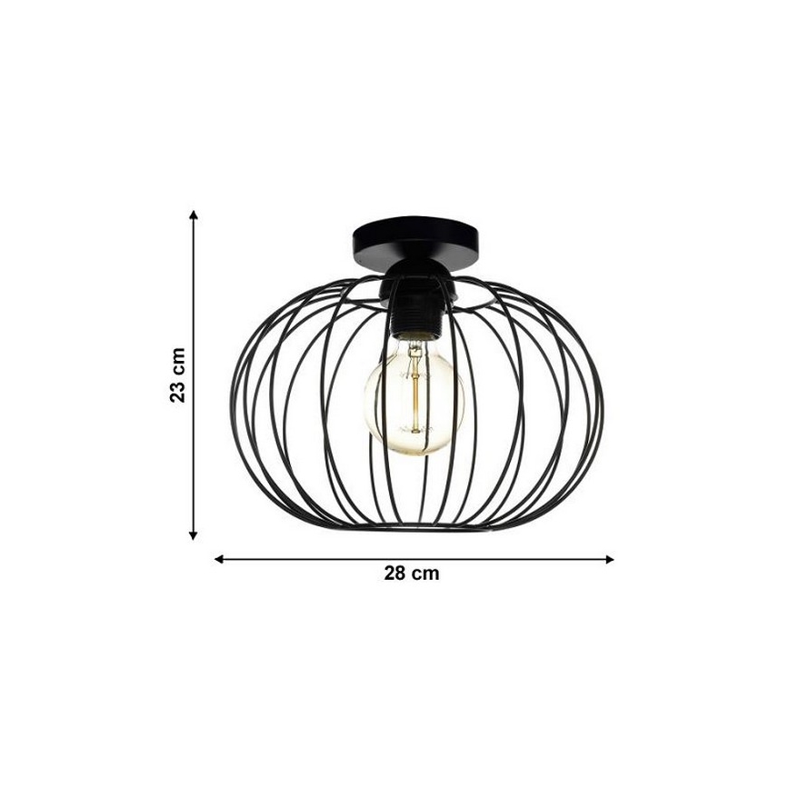 Plafondlamp EARTH L 1xE27/60W/230V