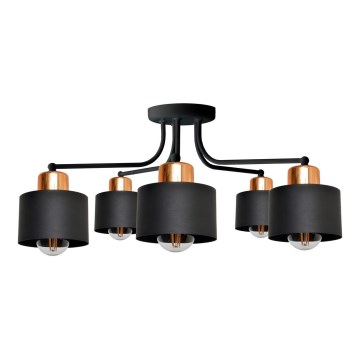 Plafondlamp EDISON 5xE27/15W/230V