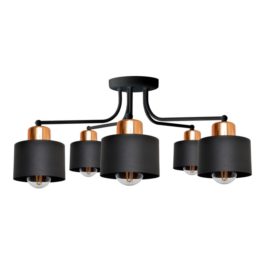 Plafondlamp EDISON 5xE27/15W/230V