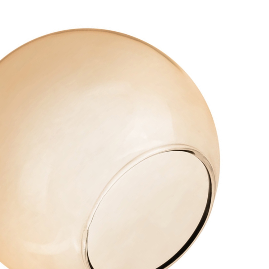 Plafondlamp ELIAS 1xE14/5W/230V Ø 13 cm beige/rookbeige