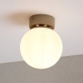 Plafondlamp ELIAS 1xE14/5W/230V Ø 13 cm beige/wit