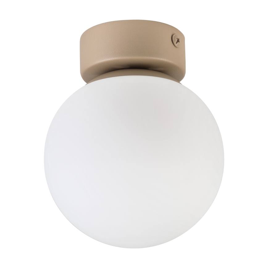Plafondlamp ELIAS 1xE14/5W/230V Ø 13 cm beige/wit