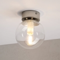 Plafondlamp ELIAS 1xE14/5W/230V Ø 13 cm mat chroom/helder