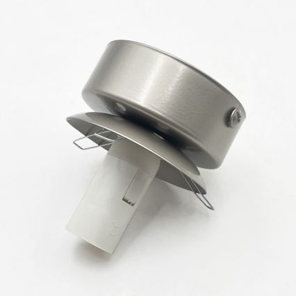 Plafondlamp ELIAS 1xE14/5W/230V Ø 13 cm mat chroom/rookgrijs