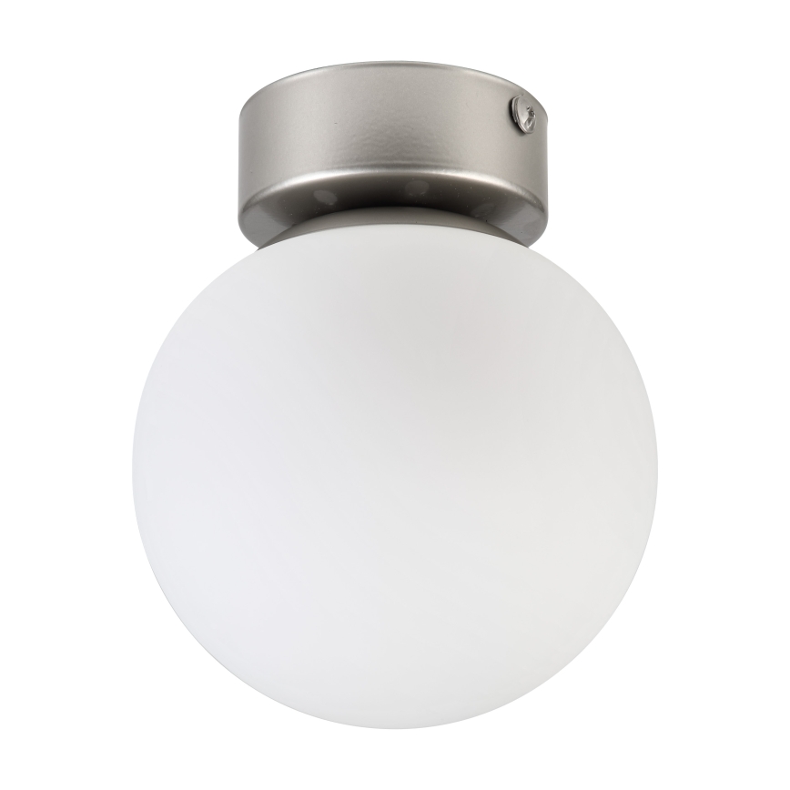 Plafondlamp ELIAS 1xE14/5W/230V Ø 13 cm mat chroom/wit