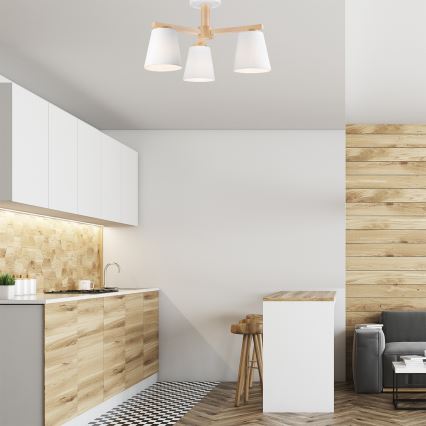 Opbouwlamp ELLIE 3xE27/60W/230V beuk