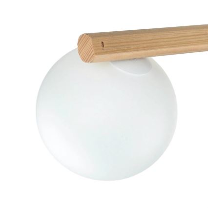 Plafondlamp ELYON 4xG9/10W/230V dennenhout