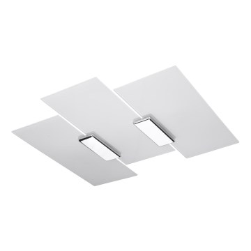 Plafondlamp FABIANO 3xE27/60W/230V wit/glanzend chroom