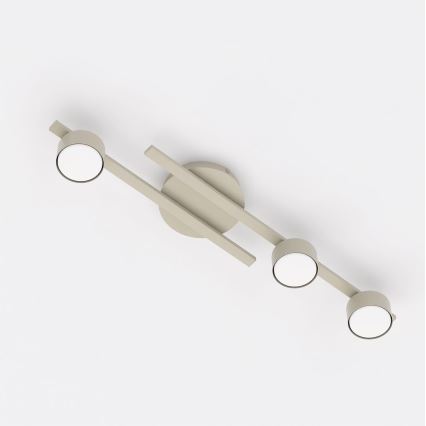 Plafondlamp FRAGMENT 3xGX53/12W/230V beige