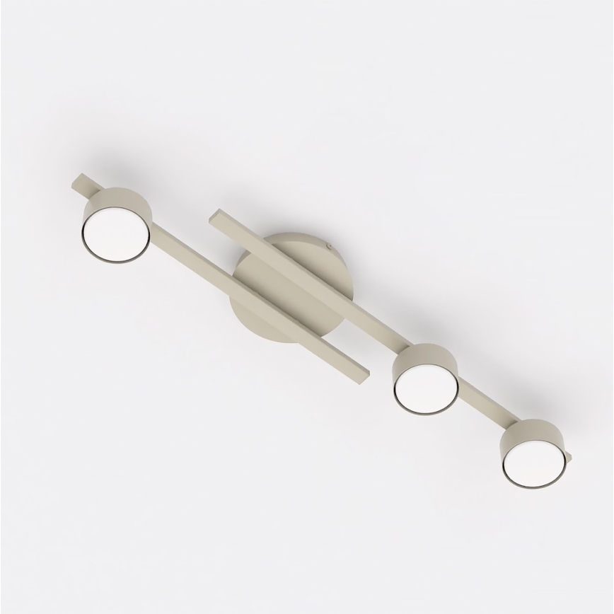 Plafondlamp FRAGMENT 3xGX53/12W/230V beige