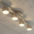 Plafondlamp FRAGMENT 4xGX53/12W/230V beige
