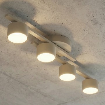 Plafondlamp FRAGMENT 4xGX53/12W/230V beige