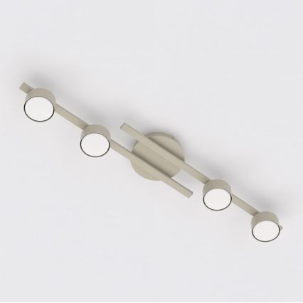 Plafondlamp FRAGMENT 4xGX53/12W/230V beige