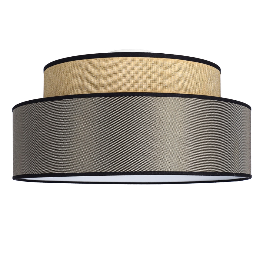 Plafondlamp GRACE 1xE27/60W/230V beige/bruin