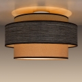 Plafondlamp GRACE 1xE27/60W/230V beige/bruin