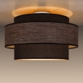 Plafondlamp GRACE 1xE27/60W/230V bruin/beige