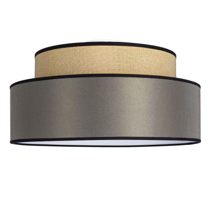 Plafondlamp GRACE 1xE27/60W/230V diameter 40 cm beige/bruin